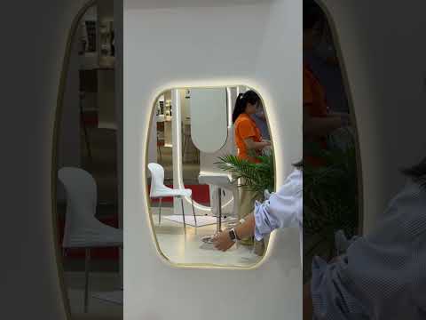 OEM Irregular Frame LED Mirror Manufacturer with Memory Function