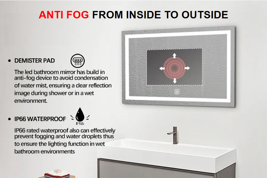 Anti-Fog Bathroom Mirrors Explained: How Demisters Work and How to Specify Them