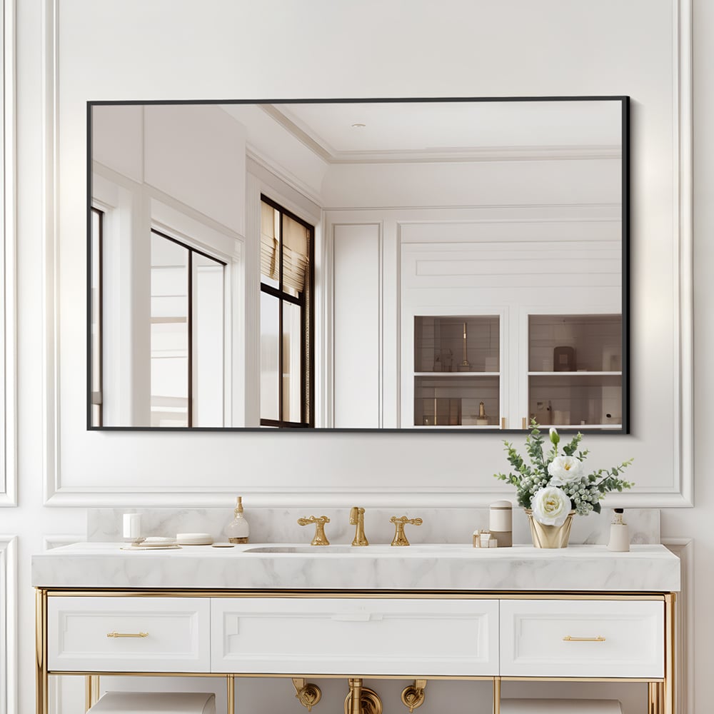 Silm Framed Bathroom Mirror