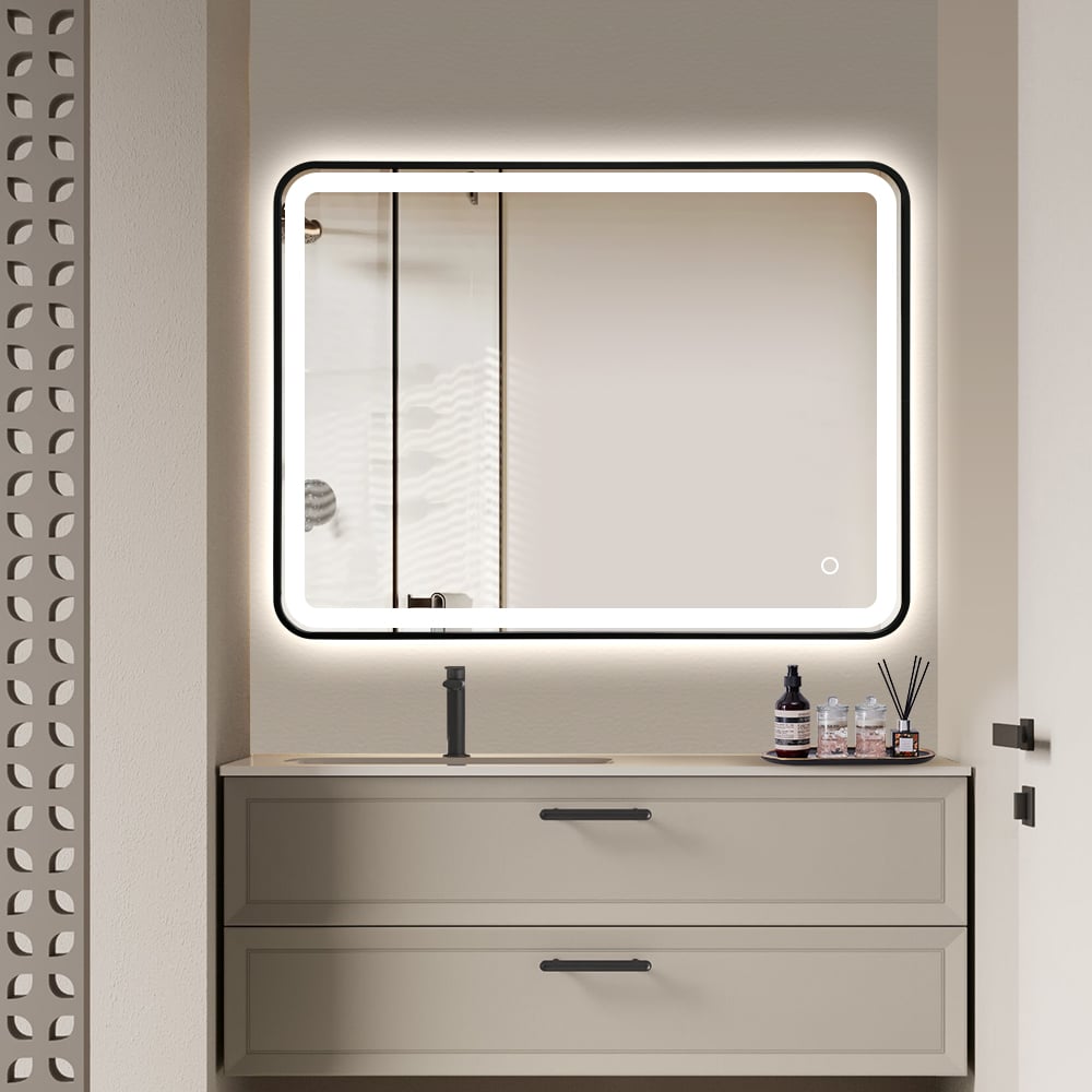 Metal Framed LED Mirror