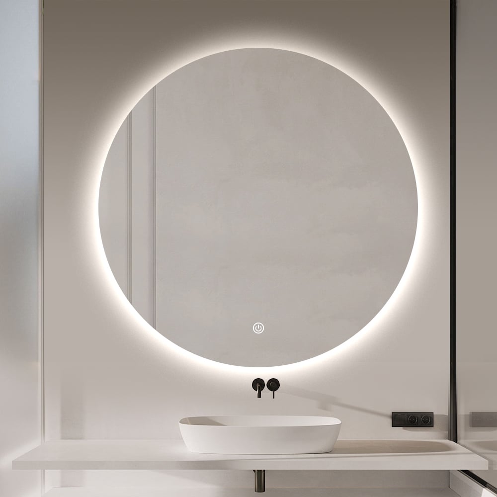 Round Backlit LED Mirror