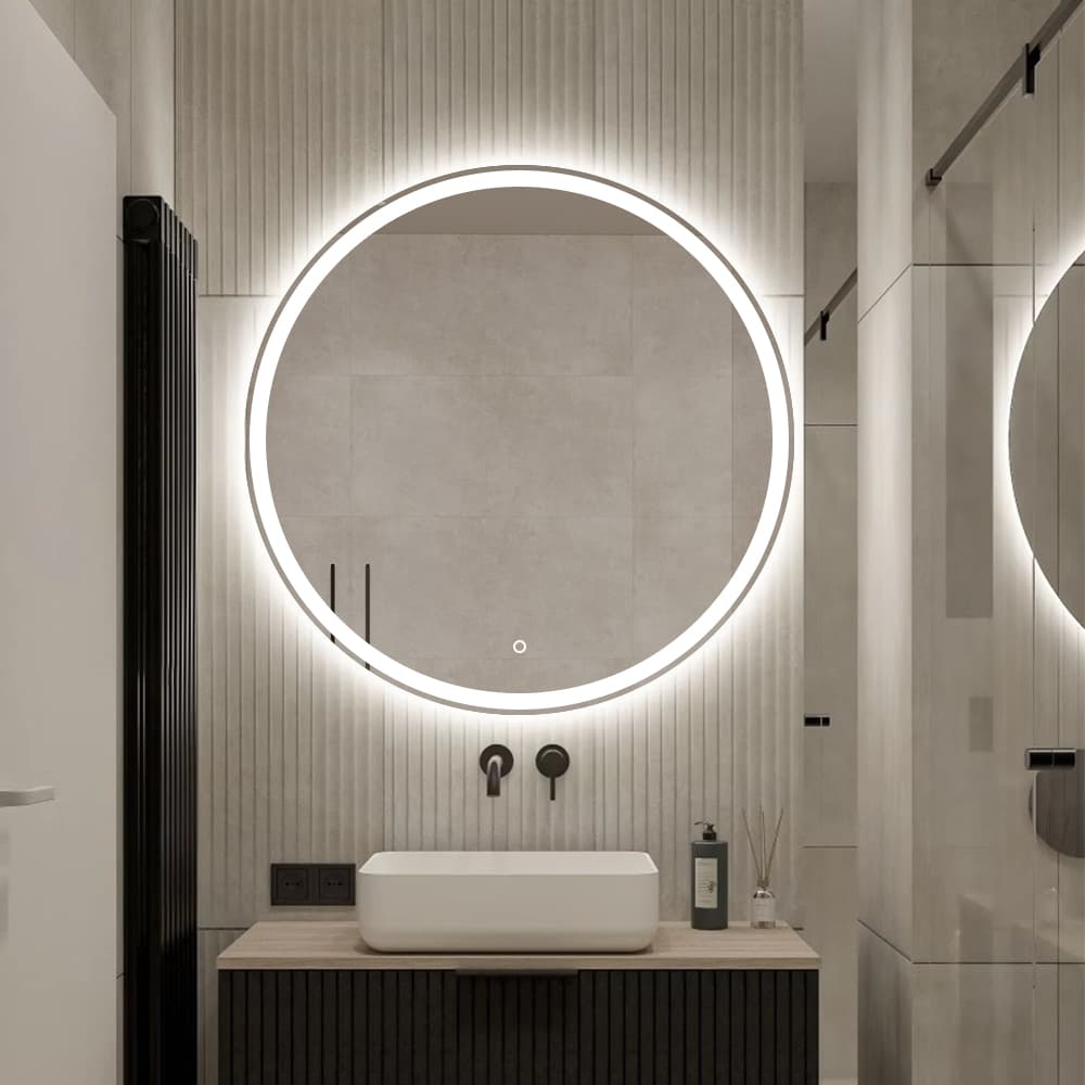 Round LED Wall Mirror