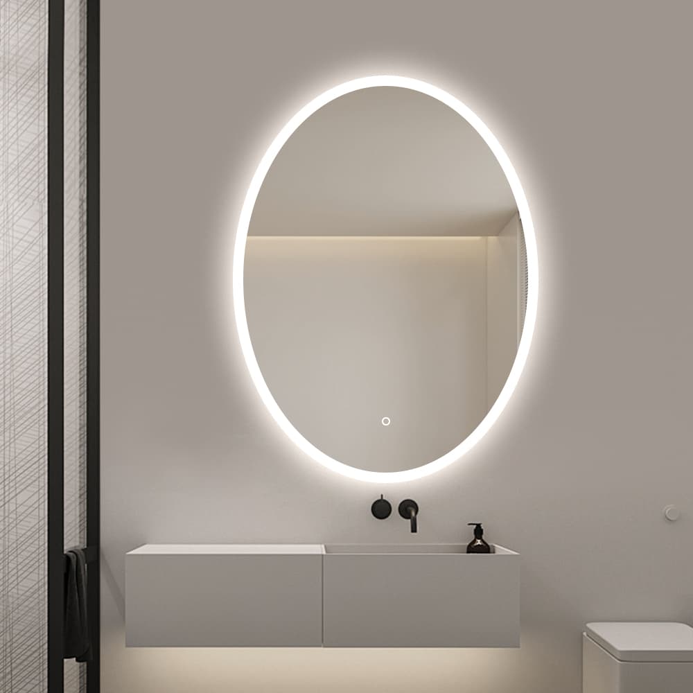 Oval LED Bathroom Mirror