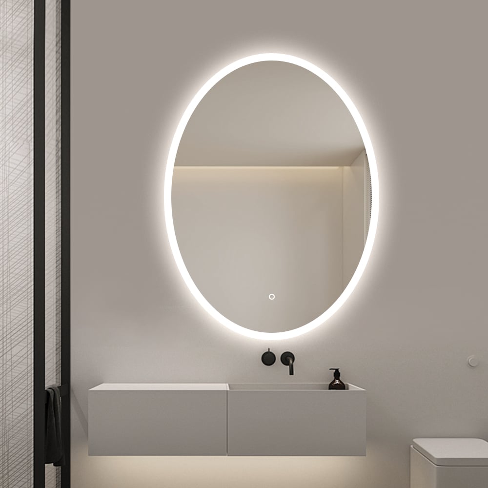 Oval LED Bathroom Mirror