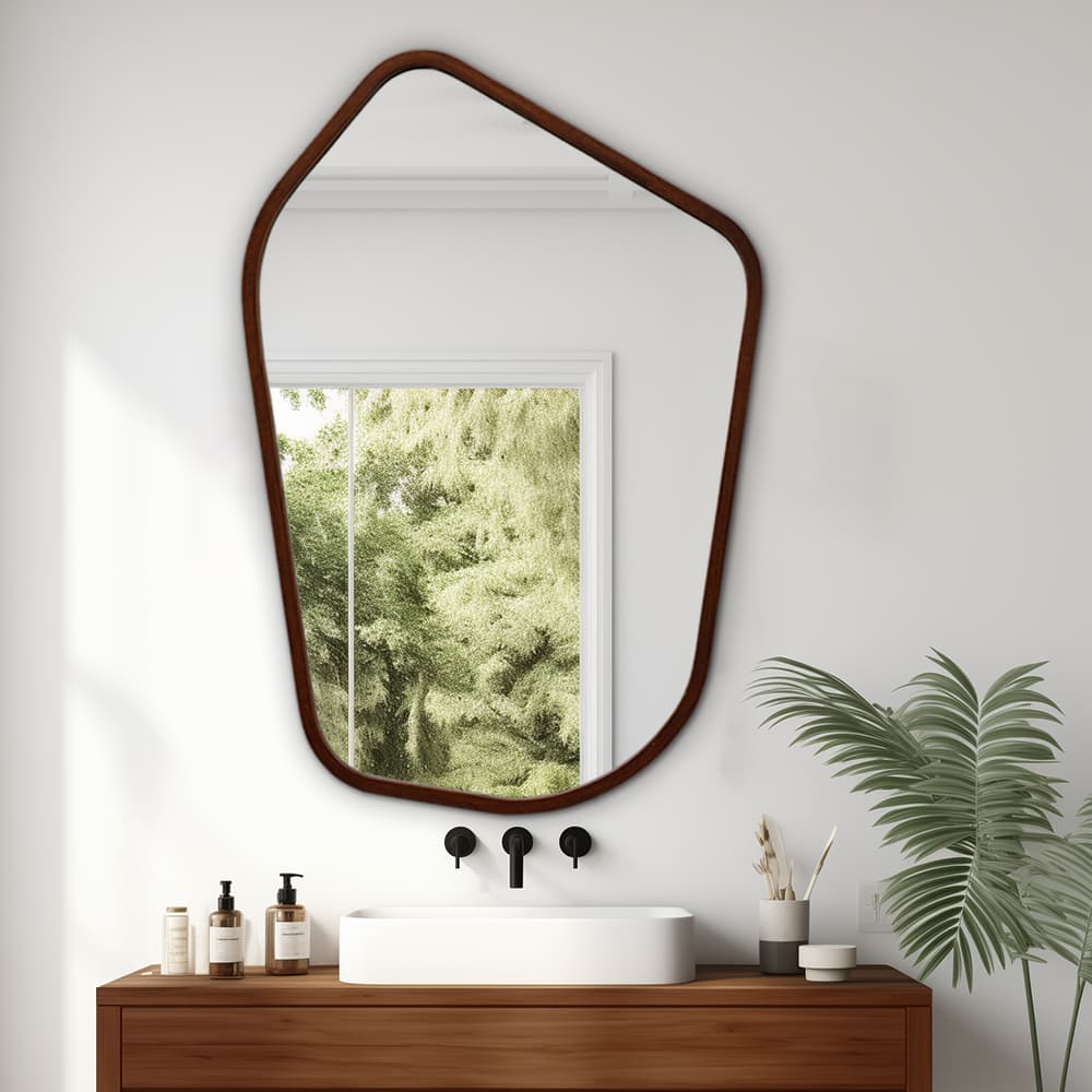 Irregular Bathroom Mirror