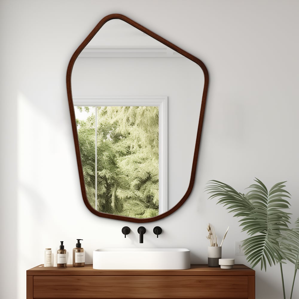 Irregular Bathroom Mirror